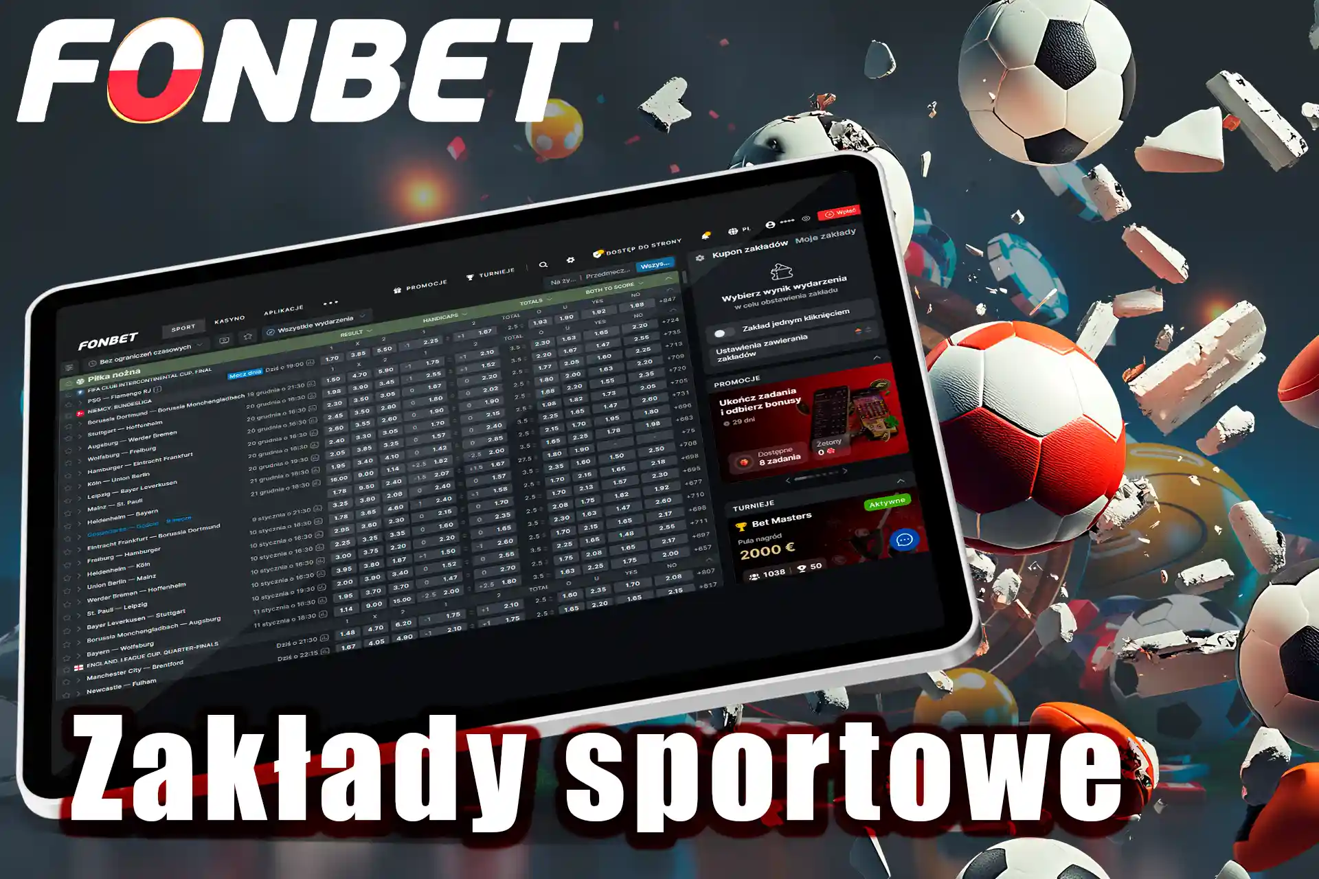 Kompleksowa platforma zakładów sportowych